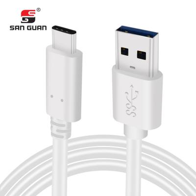 USB 3.0 Type C cable PVC（white）